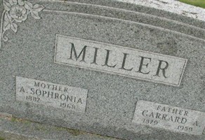 A. Sophronia Miller A. Sophronia Miller