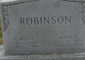 A. Willie Robinson