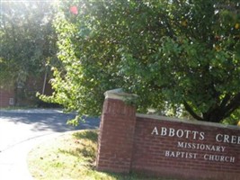 Abbotts Creek Missionary Baptist Church Cemetery Abbotts Creek Missionary Baptist Church Cemetery