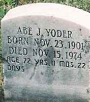 Abe J Yoder Abe J Yoder