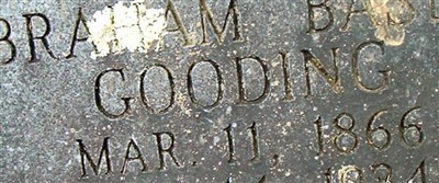 Abraham Basley "Bas or Basley" Gooding