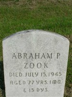 Abraham P Zook