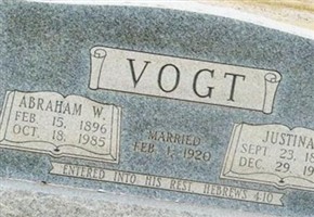 Abraham W. Vogt