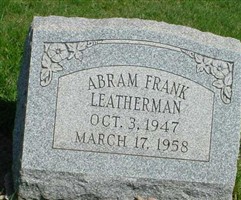 Abram Frank Leatherman Abram Frank Leatherman