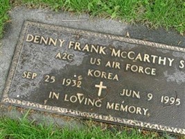 A2C Denny Frank McCarthy, Sr A2C Denny Frank McCarthy, Sr