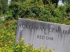 Ackerman Cemetery at Red Oak