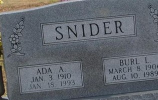 Ada A. Snider Ada A. Snider