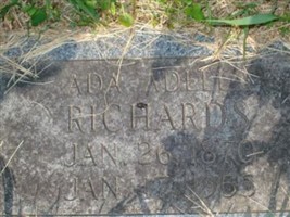 Ada Adella Knight Richards Ada Adella Knight Richards