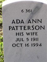 Ada Ann Patterson Ada Ann Patterson