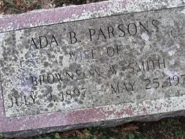 Ada B. Parsons Smith Ada B. Parsons Smith