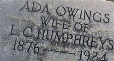 Ada Burns Owings Humphreys