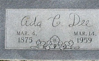 Ada C. Webb Dee Ada C. Webb Dee