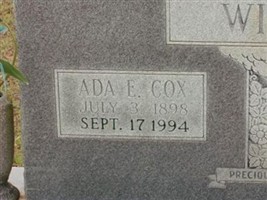 Ada E Cox Williams