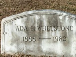 Ada E. Whetstone Ada E. Whetstone