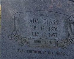 Ada Gibbs Ada Gibbs
