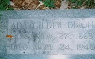 Ada Gilder Dixon Ada Gilder Dixon