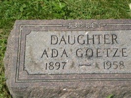 Ada Goetze Ada Goetze