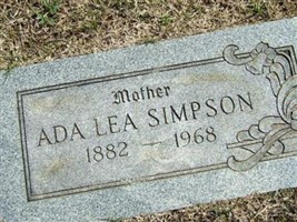 Ada Lea Simpson Ada Lea Simpson