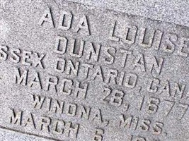 Ada Louise Dunstan Ada Louise Dunstan