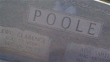 Ada Louvina Smith Poole Ada Louvina Smith Poole