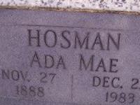 Ada Mae Cox Hosman