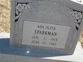 Ada Oleta Sparkman Ada Oleta Sparkman