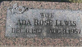 Ada Rose Lewis Ada Rose Lewis