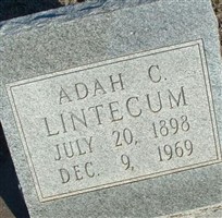Adah C. Lintecum Adah C. Lintecum