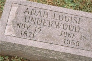 Adah Louise Underwood Adah Louise Underwood
