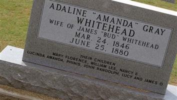 ADALINE AMANDA "ADELINE" GRAY WHITEHEAD