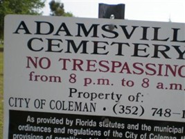 Adamsville Cemetery Adamsville Cemetery