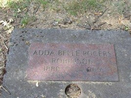 Adda Belle Rogers Robinson Adda Belle Rogers Robinson