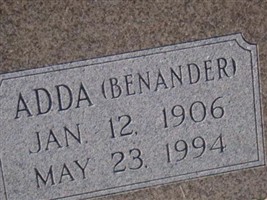 Adda Christina Benander Deatherage Adda Christina Benander Deatherage