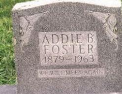 Addie E Barneycastle Foster