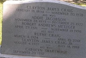Addie Jacobson Craig Addie Jacobson Craig