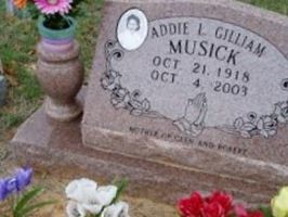 Addie L. Gilliam Musick Addie L. Gilliam Musick