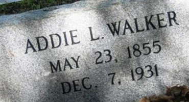 Addie L. Walker Addie L. Walker