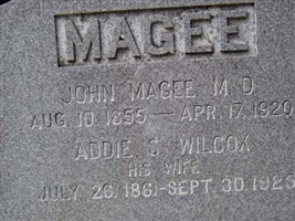 Addie S Wilcox Magee Addie S Wilcox Magee