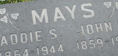 Addie S Wright Mays Addie S Wright Mays