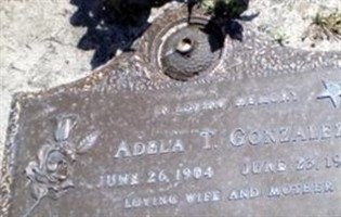 ADELA T GONZALEZ ADELA T GONZALEZ