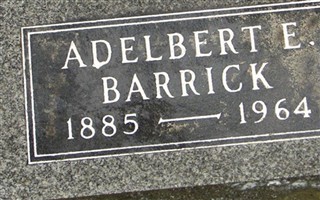 Adelbert E Barrick