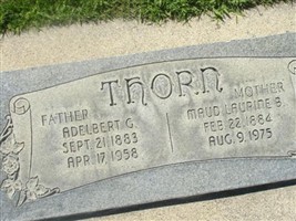 Adelbert G "Del" Thorn