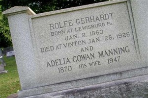 Adelia Cowan Manning Gerhardt
