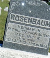 Adeline W. Werner Rosenbaum Adeline W. Werner Rosenbaum