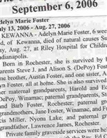 Adelyn Marie Foster