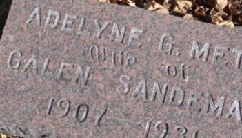 Adelyne G Metz Sandeman Adelyne G Metz Sandeman