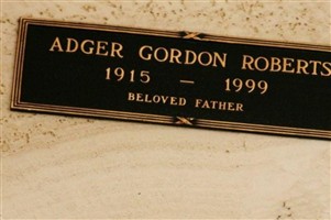 Adger Gordon Roberts