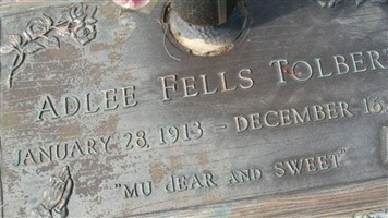 Adlee Fells Tolbert Adlee Fells Tolbert