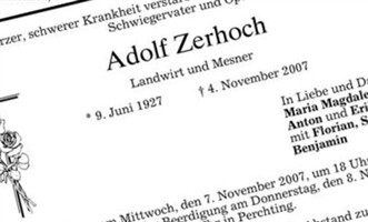 Adolf Zerhoch