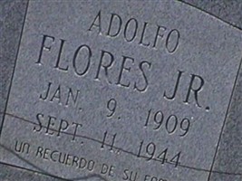 Adolfo Flores, Jr Adolfo Flores, Jr